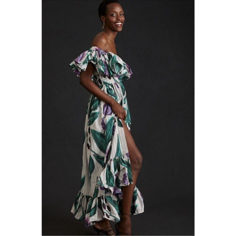 Anthropologie SIKA Off-The-Shoulder Printed Maxi
Dress/ size 2 - Picture 6 of 13